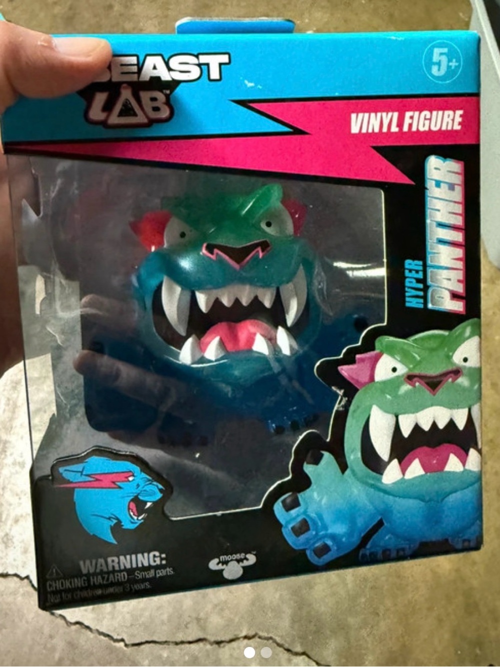 Hyper Panther Vinyl Figure - Blue & Green